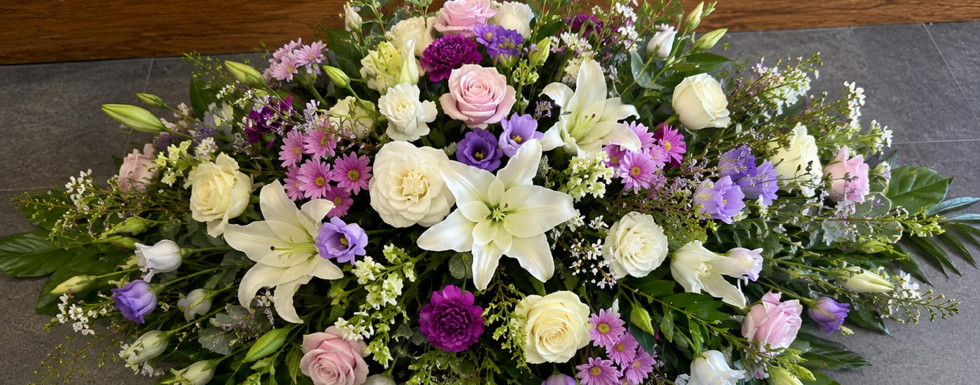 Funeral flowers from Lime orchid in Stranraer
